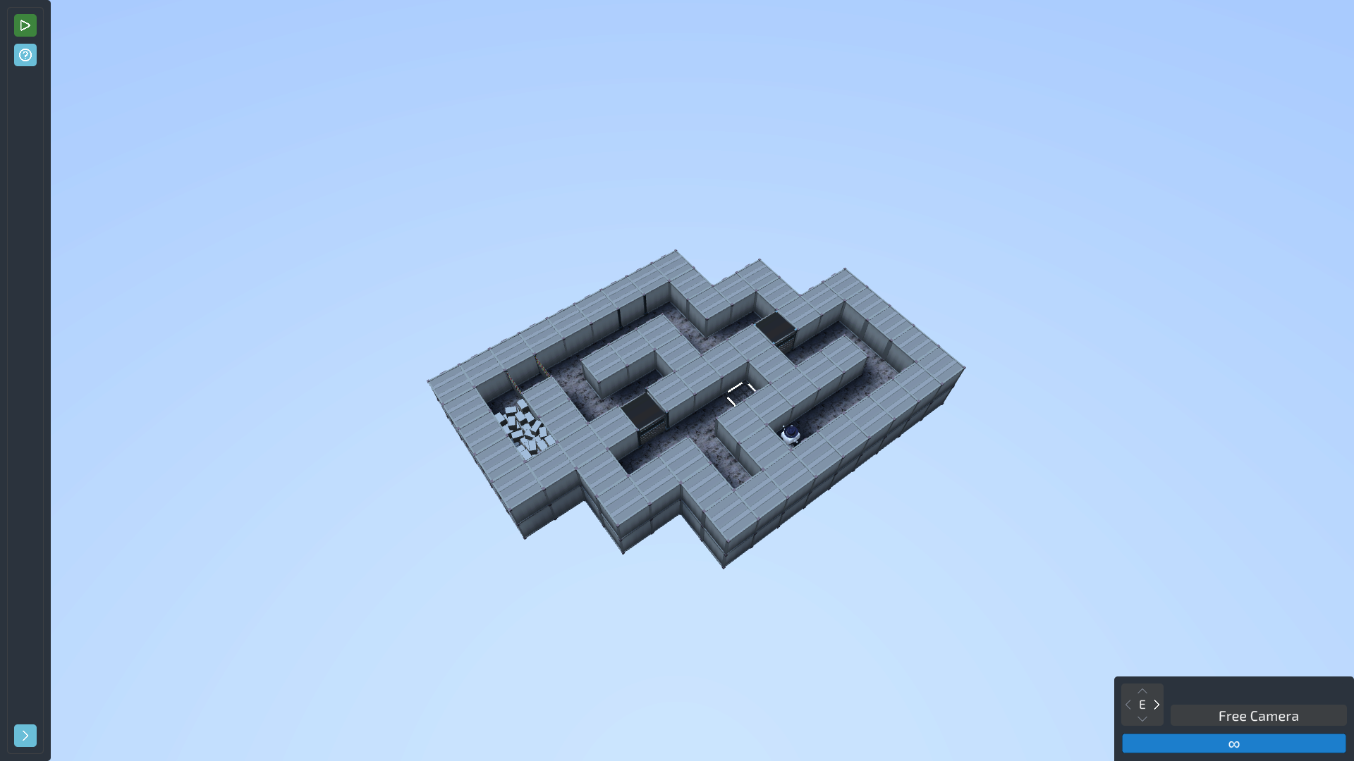 Blue maze level